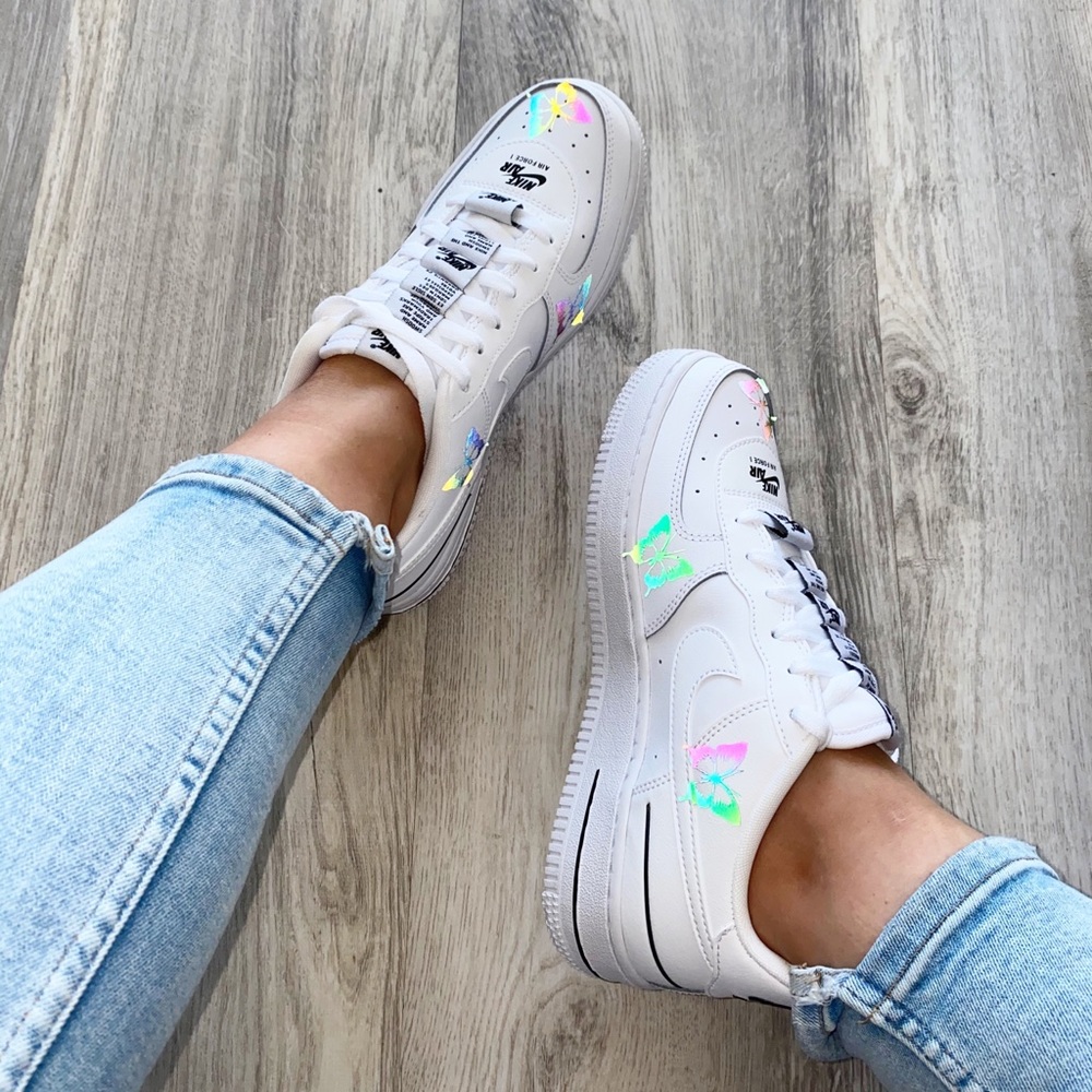 Nike air force 1 custom butterfly 🦋 reflective - Picture 2 of 7